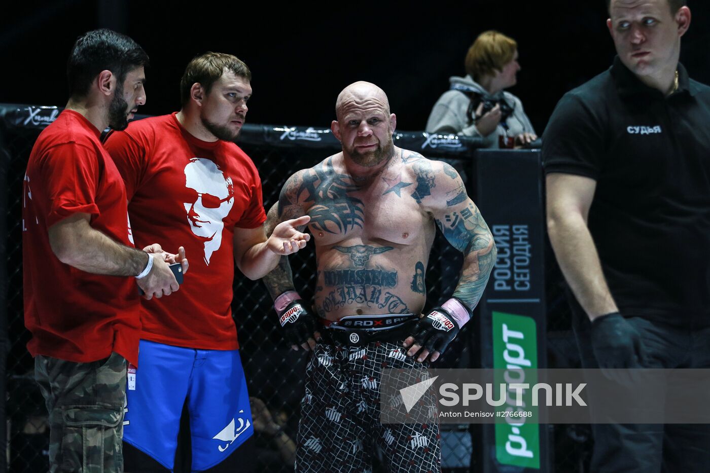MMA fighter Jeff Monson's first fight under Russian flag
