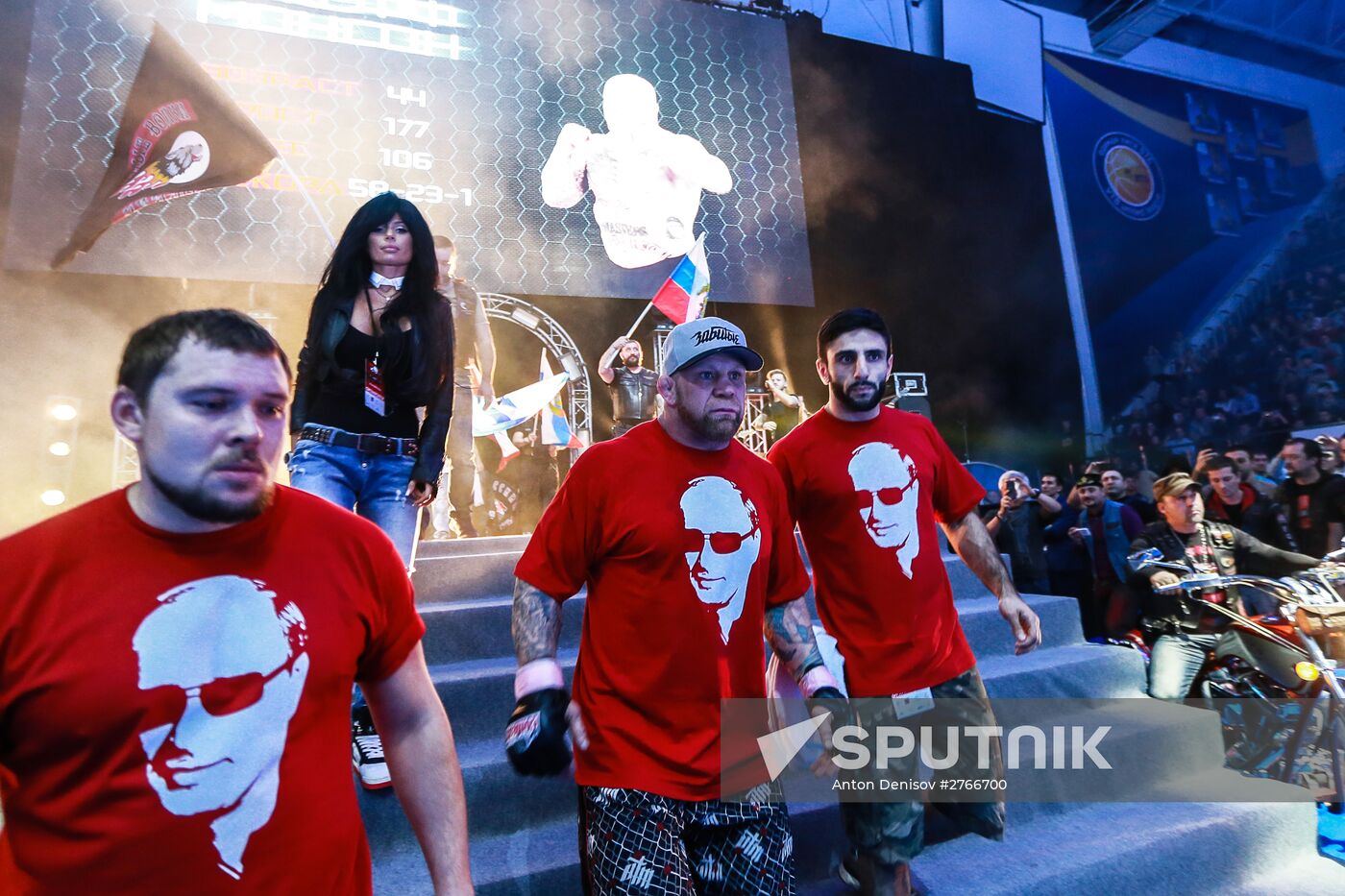 MMA fighter Jeff Monson's first fight under Russian flag