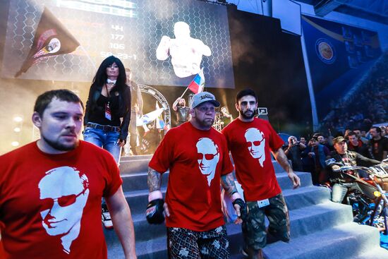 MMA fighter Jeff Monson's first fight under Russian flag