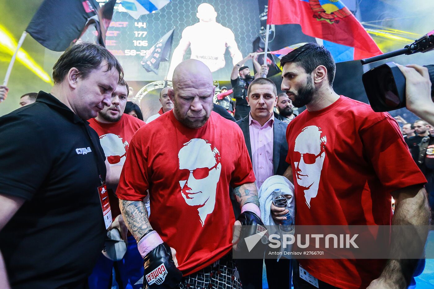 MMA fighter Jeff Monson's first fight under Russian flag