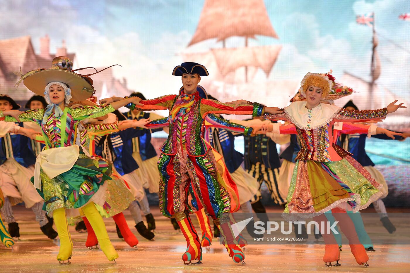 Sindbad and Princess Anne ice show premiered