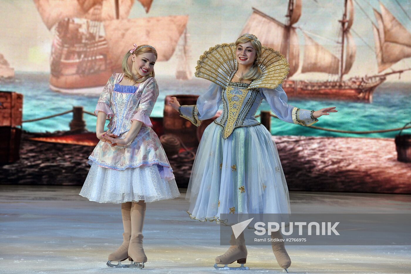 Sindbad and Princess Anne ice show premiered