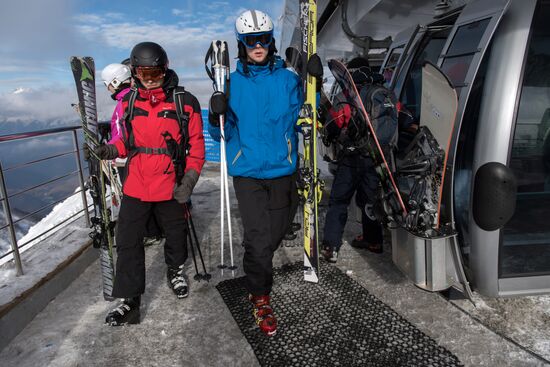 Winter season kicks off in Sochi