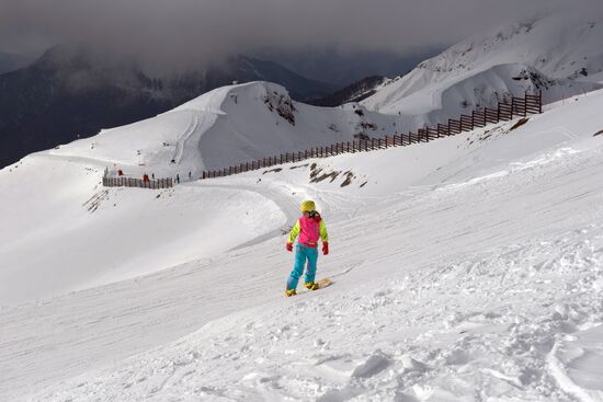 Winter season kicks off in Sochi