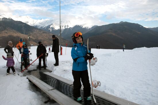 Winter season kicks off in Sochi