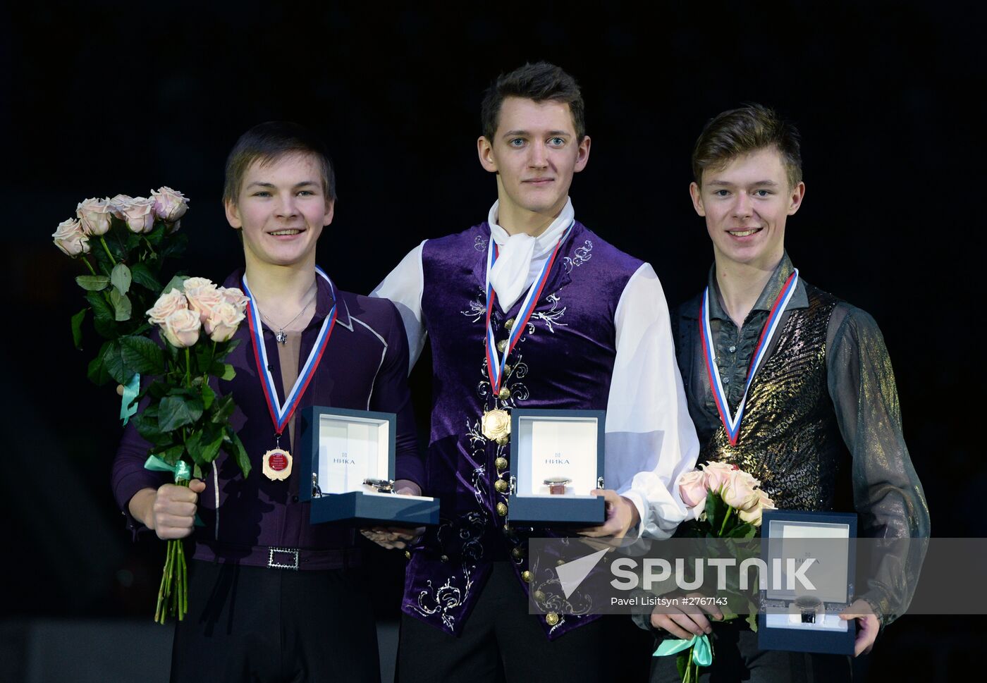 Figure skating. Russian championship. Awards ceremony