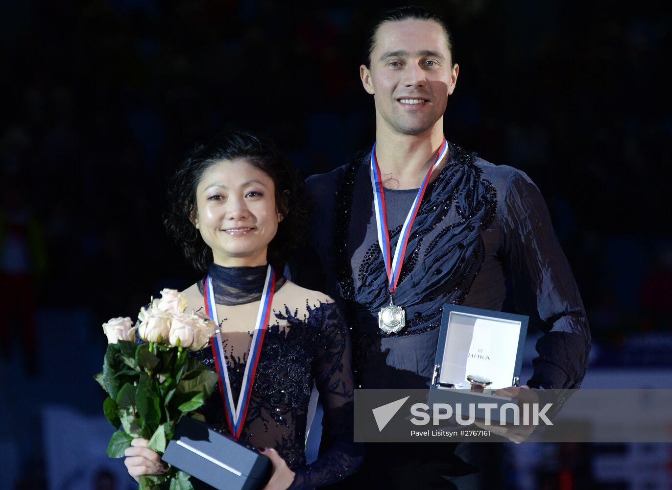 Figure skating. Russian championship. Awards ceremony