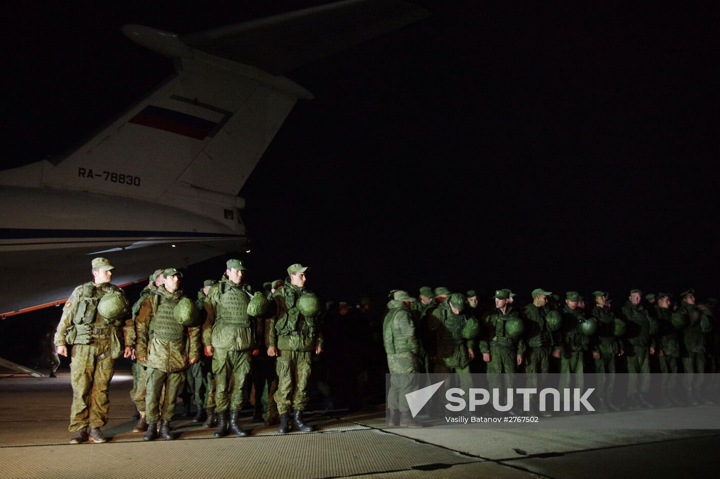 Russia’s Black Sea Fleet marines arrive arrive in Crimea after operation in Syria