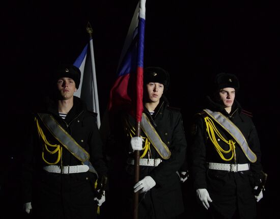 Russia’s Black Sea Fleet marines arrive arrive in Crimea after operation in Syria
