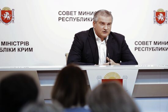 Concluding news conference with Sergei Aksyonov