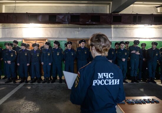 Emergencies Ministry rescue team in the Novgorod Region