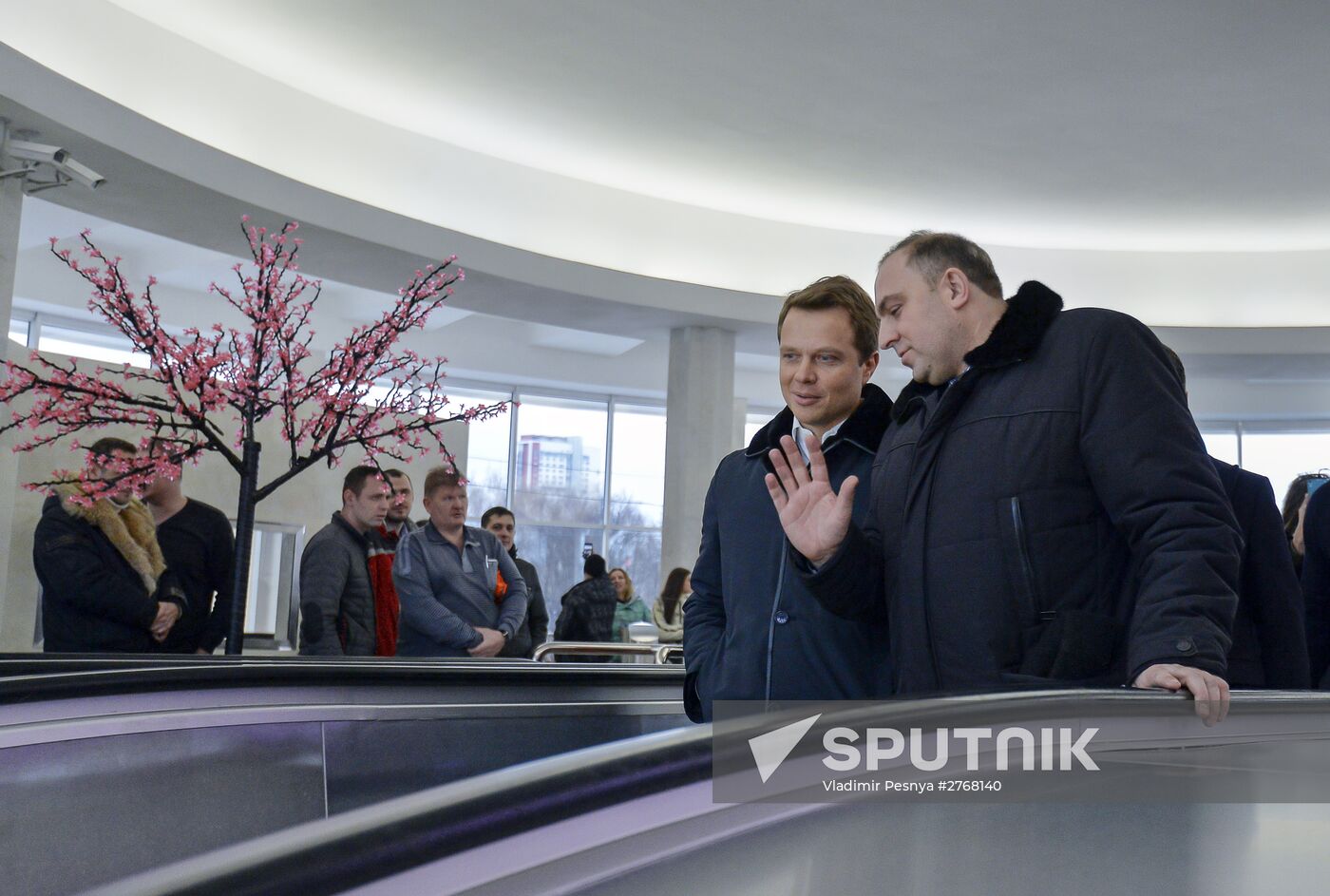 Botanichesky Sad Station's southern hallway opens after renovation