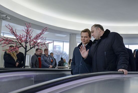 Botanichesky Sad Station's southern hallway opens after renovation