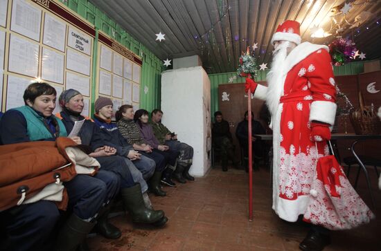 New Year greetings for dairy farm personnel at Grodno Region