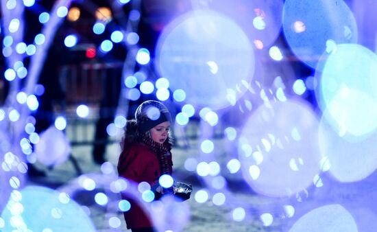 "Ice Moscow. A Family Circle" festival opens in Park Pobedy at Poklonnaya Hill