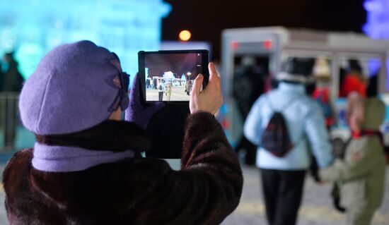"Ice Moscow. A Family Circle" festival opens in Park Pobedy at Poklonnaya Hill