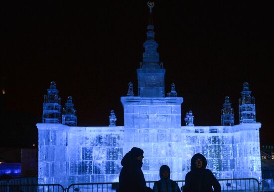 "Ice Moscow. A Family Circle" festival opens in Park Pobedy at Poklonnaya Hill