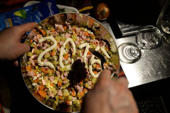 New Year celebrations in Russian cities