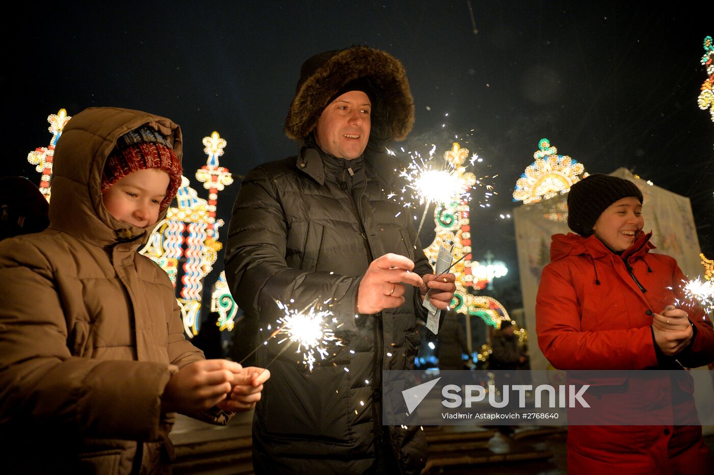 New Year celebrations in Moscow