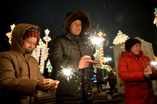 New Year celebrations in Moscow