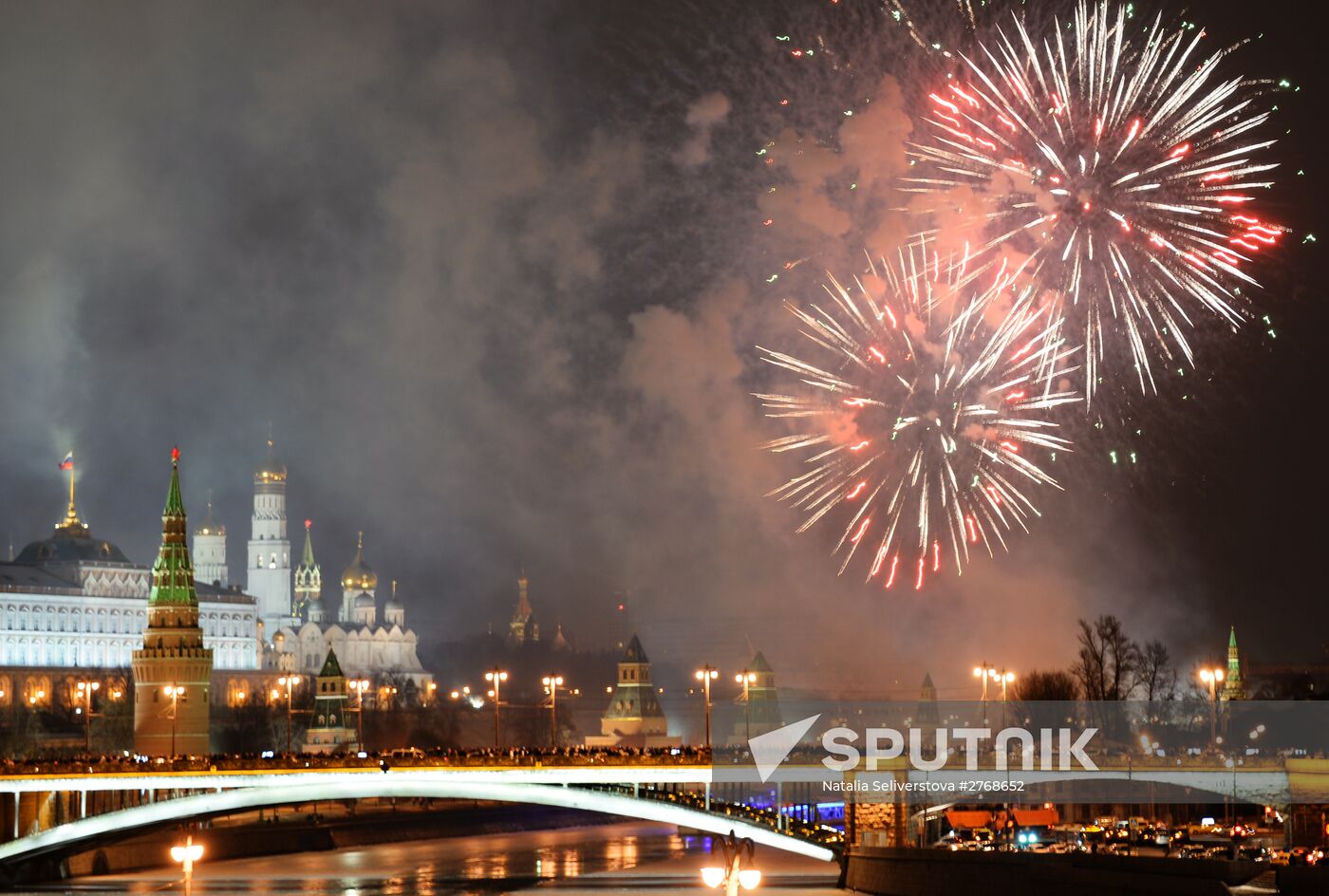 New Year celebrations in Moscow