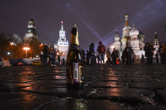New Year celebrations in Moscow