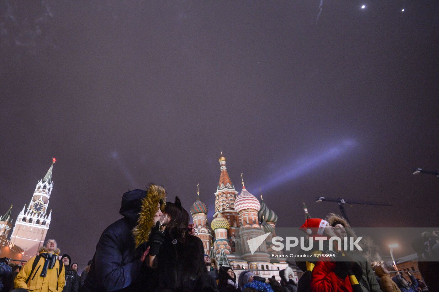 New Year celebrations in Moscow