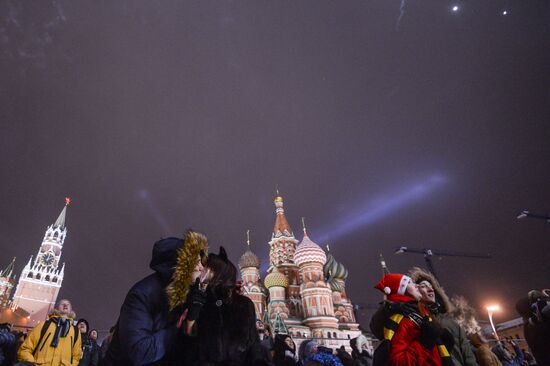 New Year celebrations in Moscow