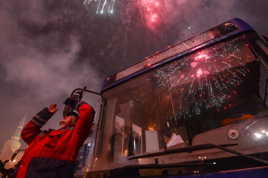 New Year celebrations in Moscow