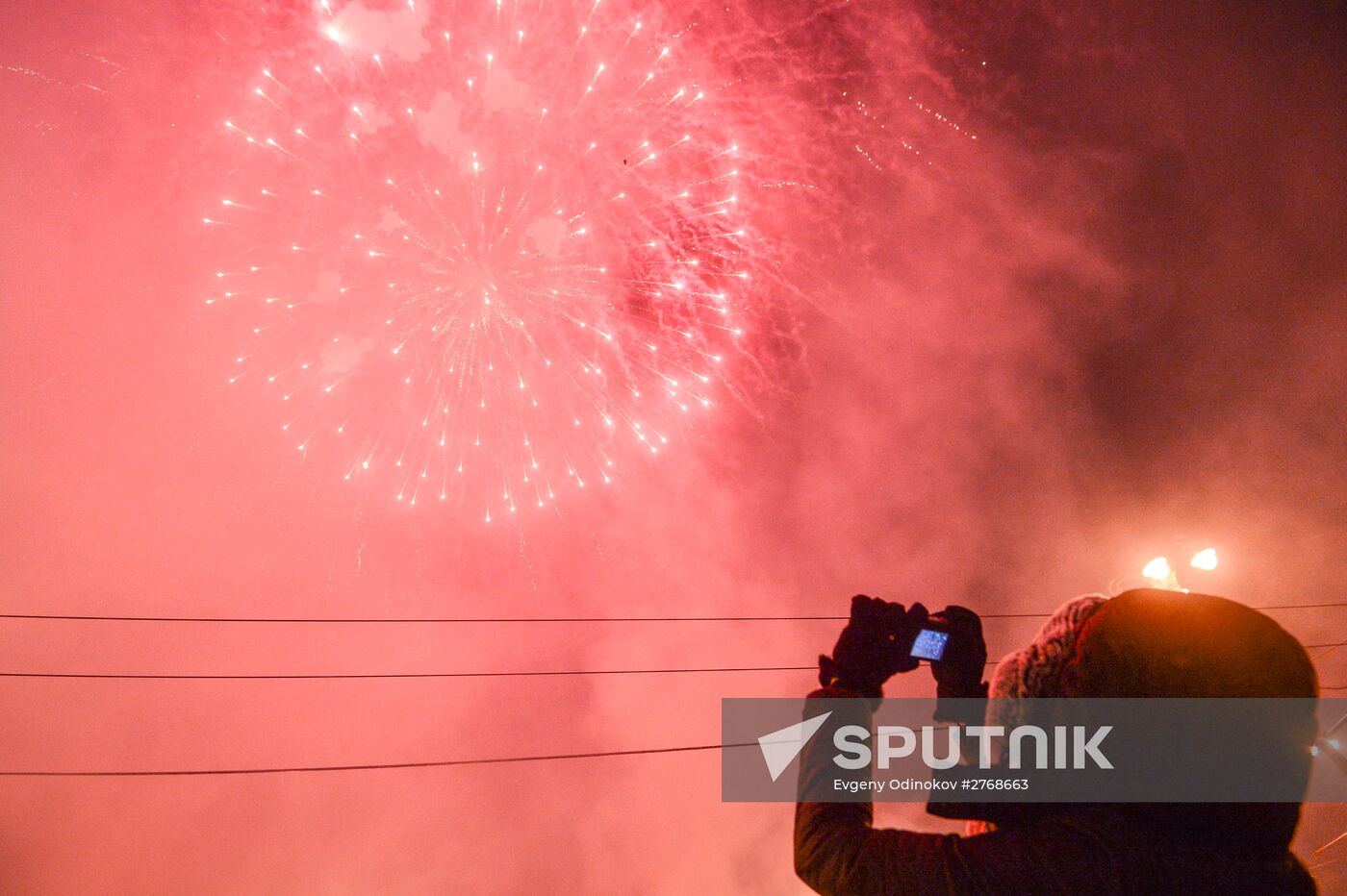 New Year celebrations in Moscow