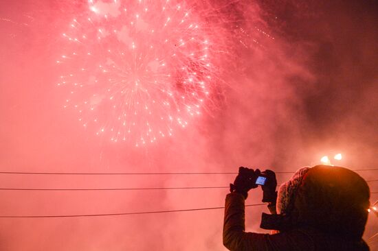 New Year celebrations in Moscow