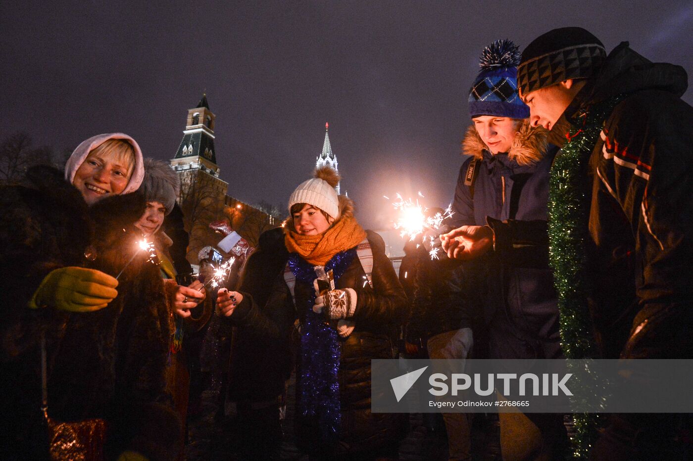 New Year celebrations in Moscow