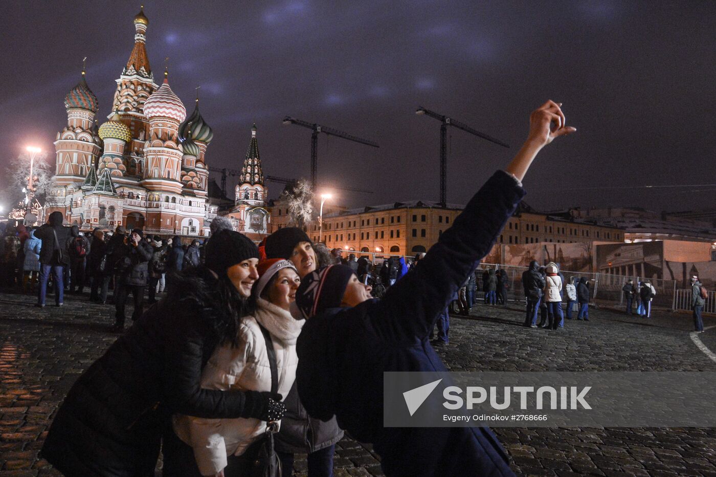 New Year celebrations in Moscow