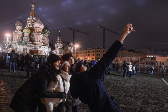 New Year celebrations in Moscow