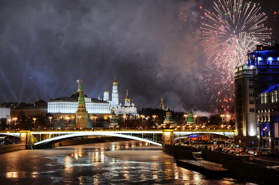 New Year celebrations in Moscow