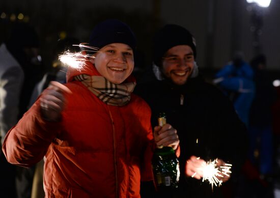 New Year celebrations in Moscow