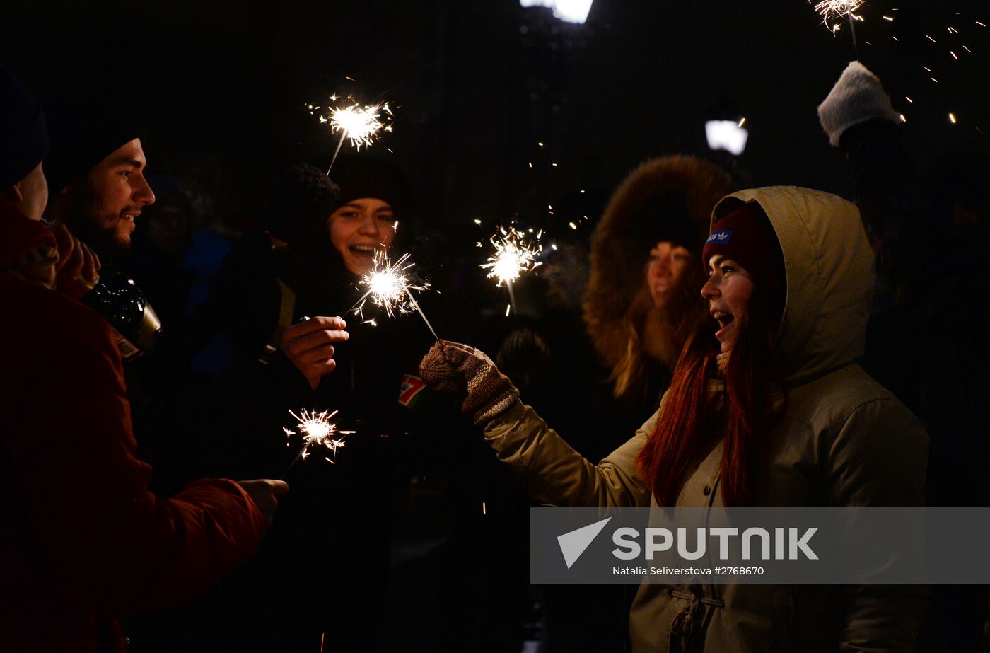 New Year celebrations in Moscow