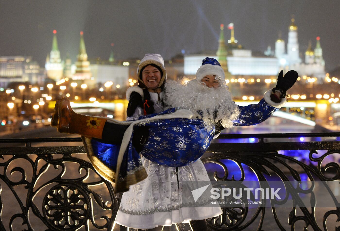 New Year celebrations in Moscow