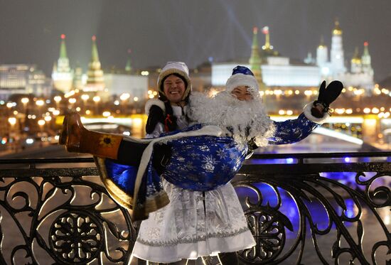 New Year celebrations in Moscow