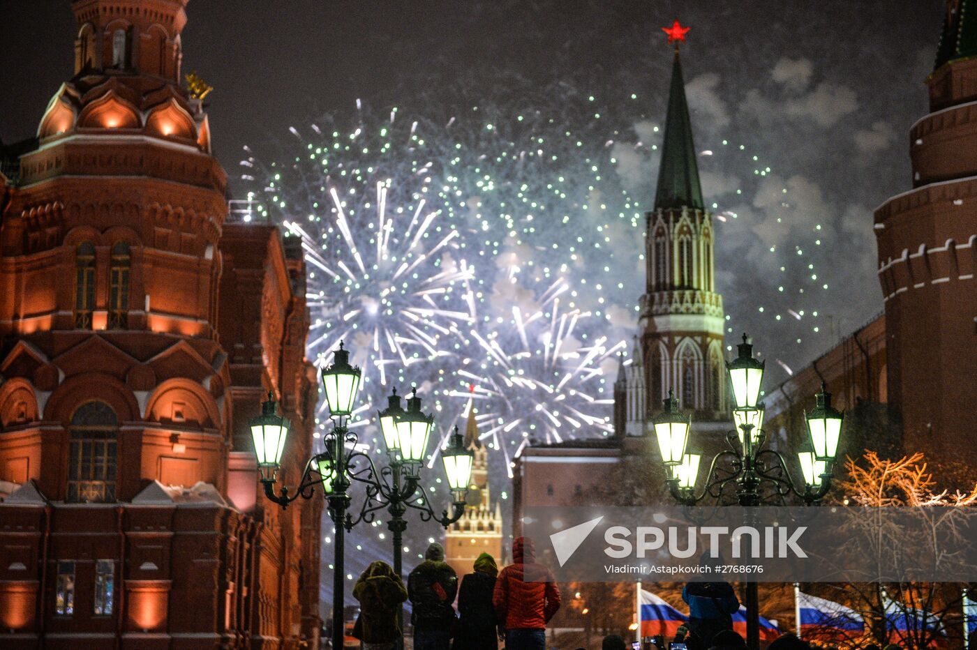 New Year celebrations in Moscow