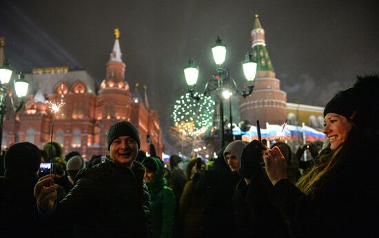 New Year celebrations in Moscow