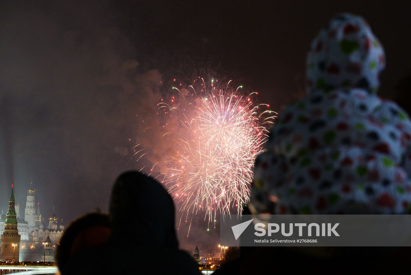 New Year celebrations in Moscow