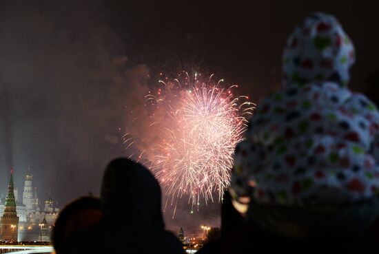 New Year celebrations in Moscow