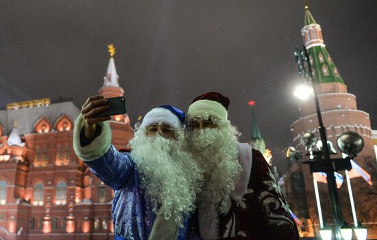 New Year celebrations in Moscow
