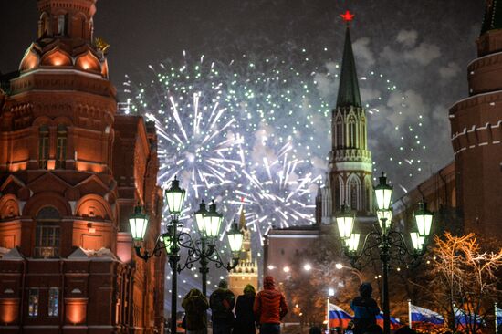 New Year celebrations in Moscow