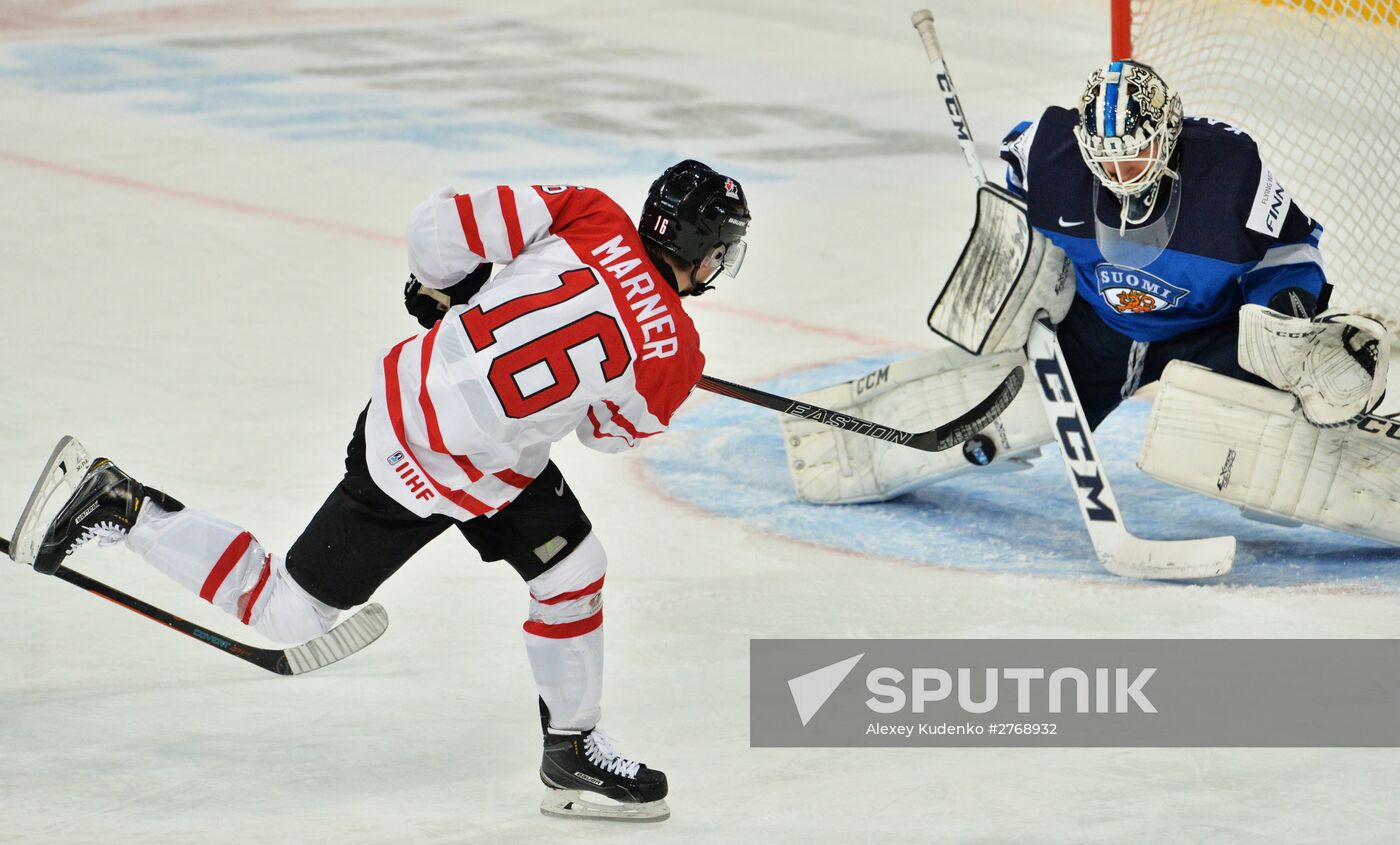 IIHF World U20 Championship. Finland vs. Canada