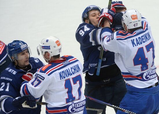 Ice hockey. KHL. Dynamo Moscow vs. SKA