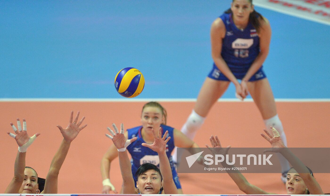 Volleyball 2016 Olympic Qualification. Women. Poland vs. Russia
