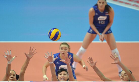 Volleyball 2016 Olympic Qualification. Women. Poland vs. Russia