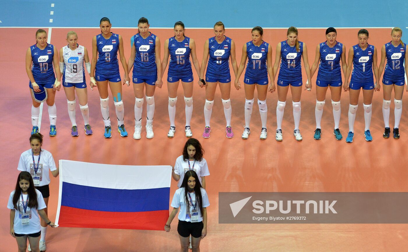 Volleyball 2016 Olympic Qualification. Women. Poland vs. Russia